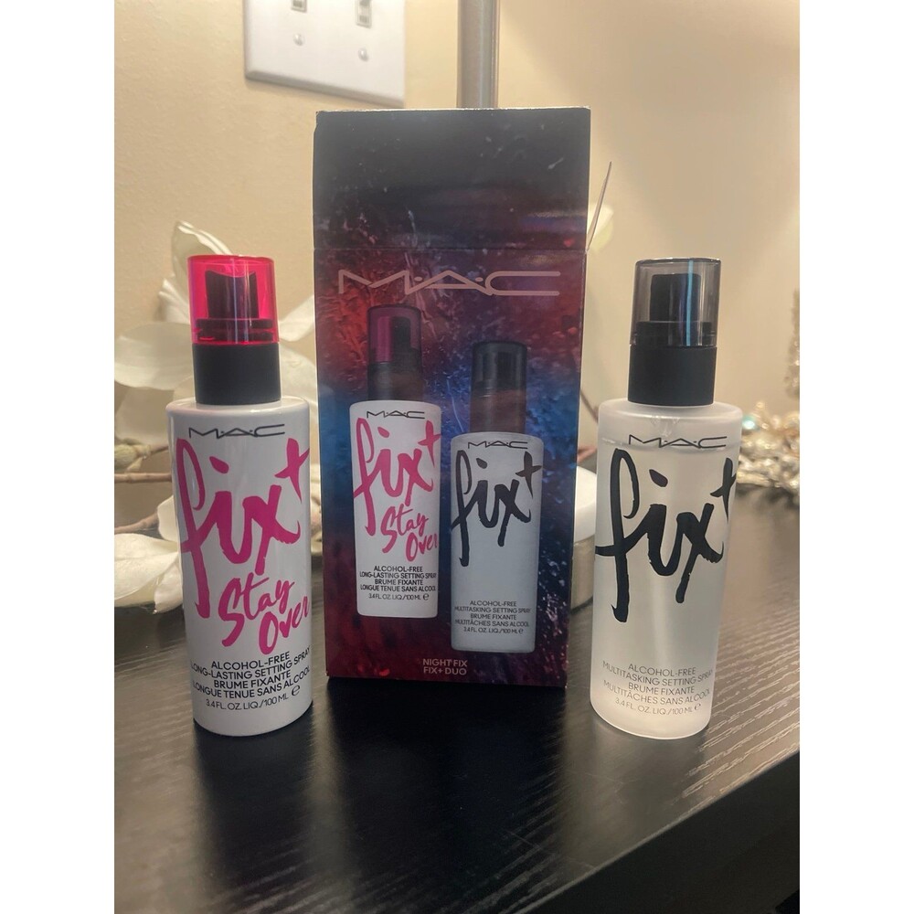 MAC Fix+ Stay Over & Fix+ Alcohol-Free Multitasking Setting Spray Duo
